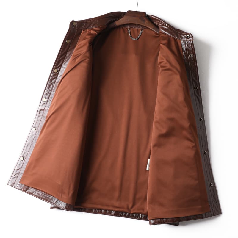 レザージャケット専門店 上質本革マルチポケットミリタリージャケット