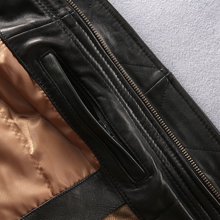 レザージャケット専門店 ムートンファー付き 職人仕立てブルゾン