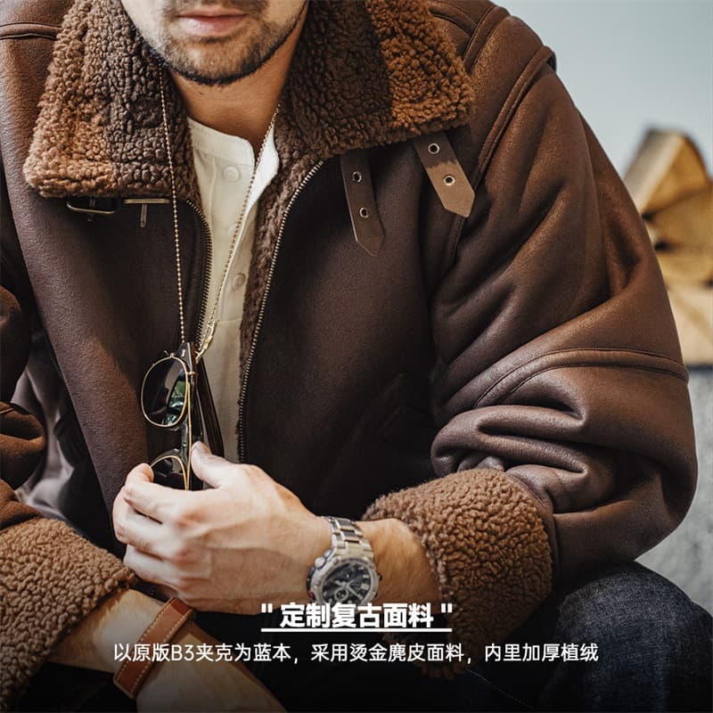 レザージャケット専門店 極上シアリングムートンブルゾン