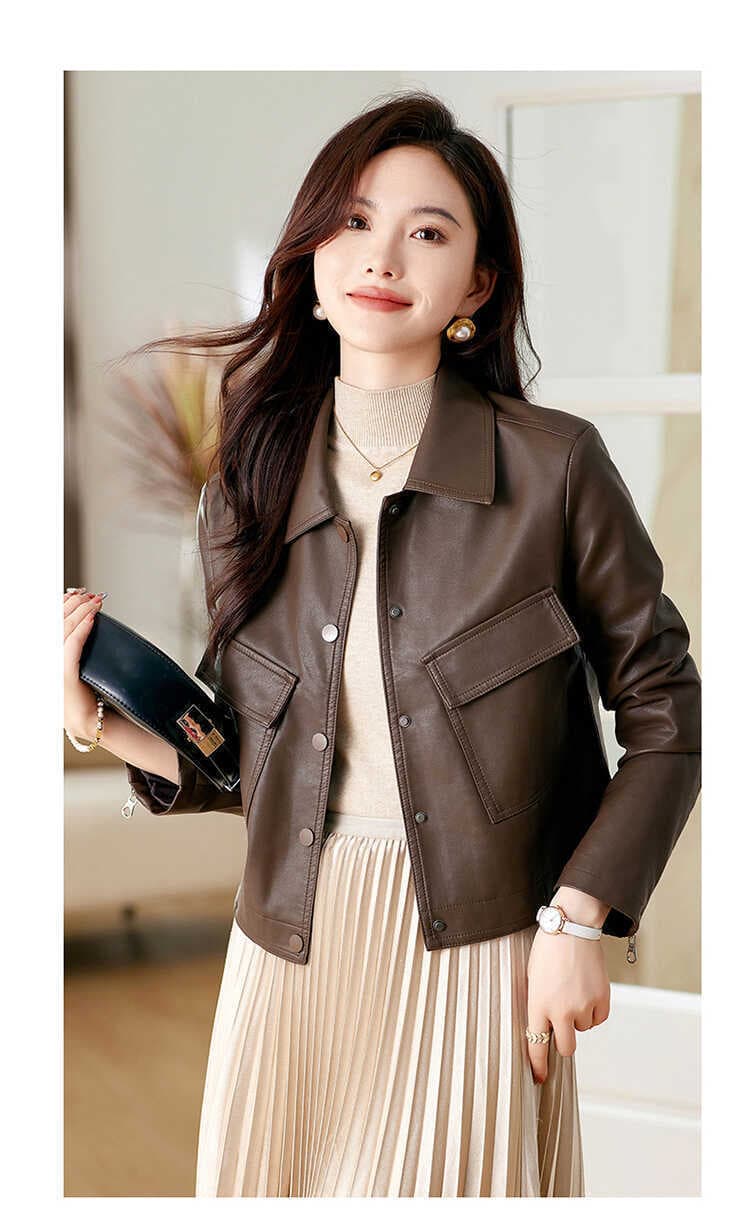 【女性向け】レザージャケット専門店 上質なめらか本革カジュアルブルゾン