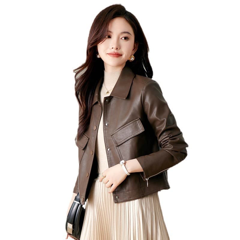 【女性向け】レザージャケット専門店 上質なめらか本革カジュアルブルゾン