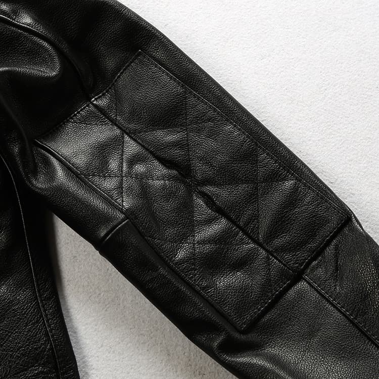 レザージャケット専門店 キルティング ステッチ ライダース