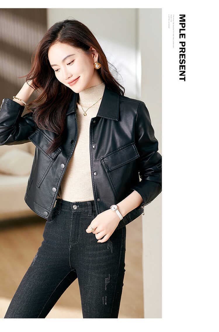 【女性向け】レザージャケット専門店 上質なめらか本革カジュアルブルゾン