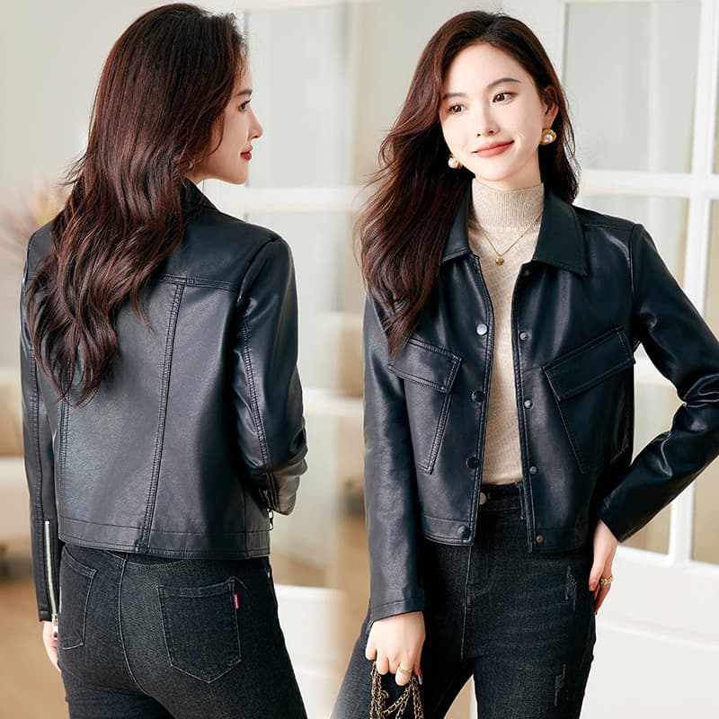 【女性向け】レザージャケット専門店 上質なめらか本革カジュアルブルゾン