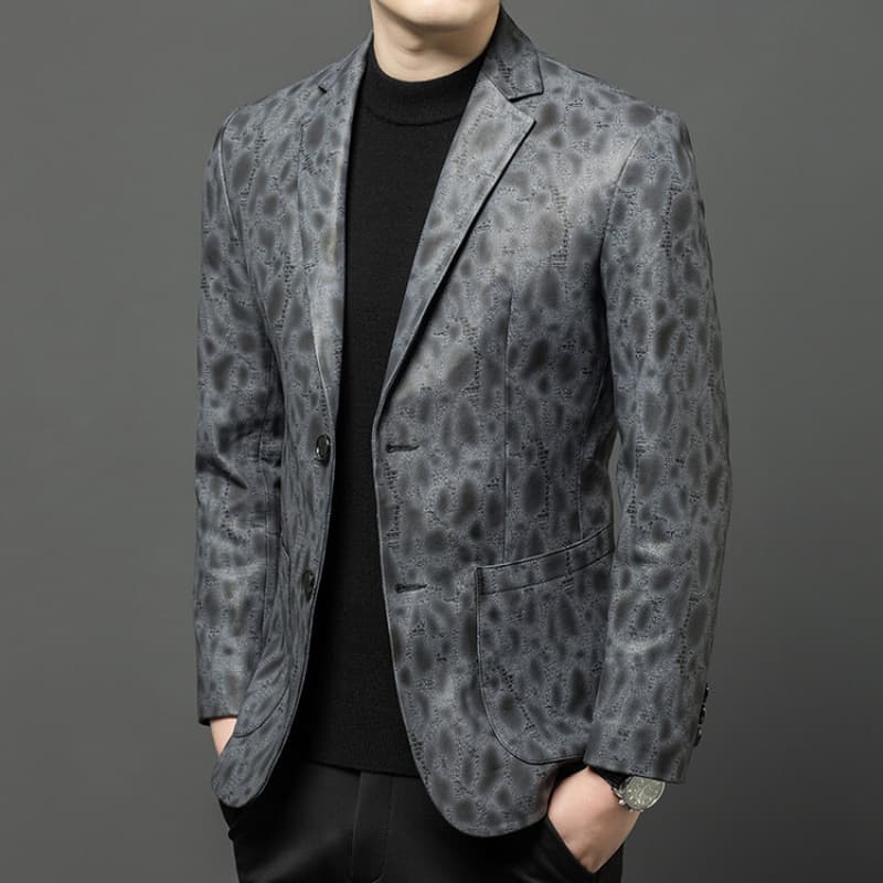 レザージャケット専門店 上質エンボス仕立てカジュアルテーラー