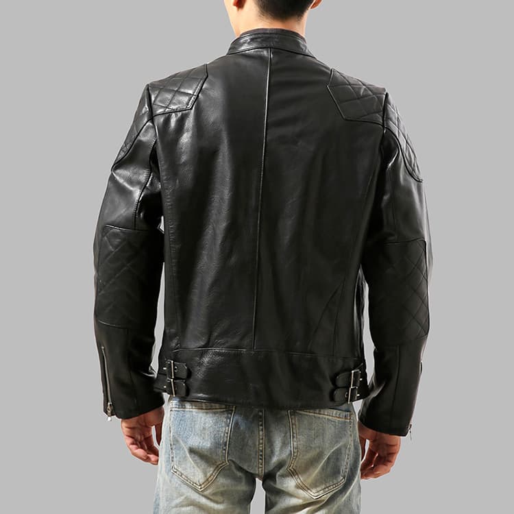 レザージャケット専門店 キルティング ステッチ ライダース