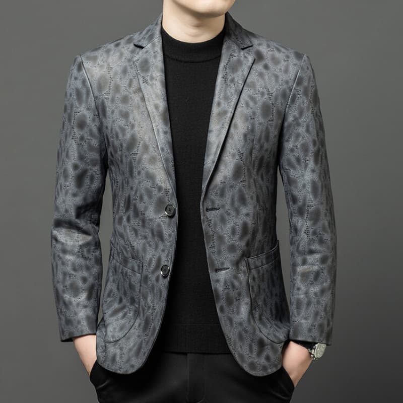 レザージャケット専門店 上質エンボス仕立てカジュアルテーラー