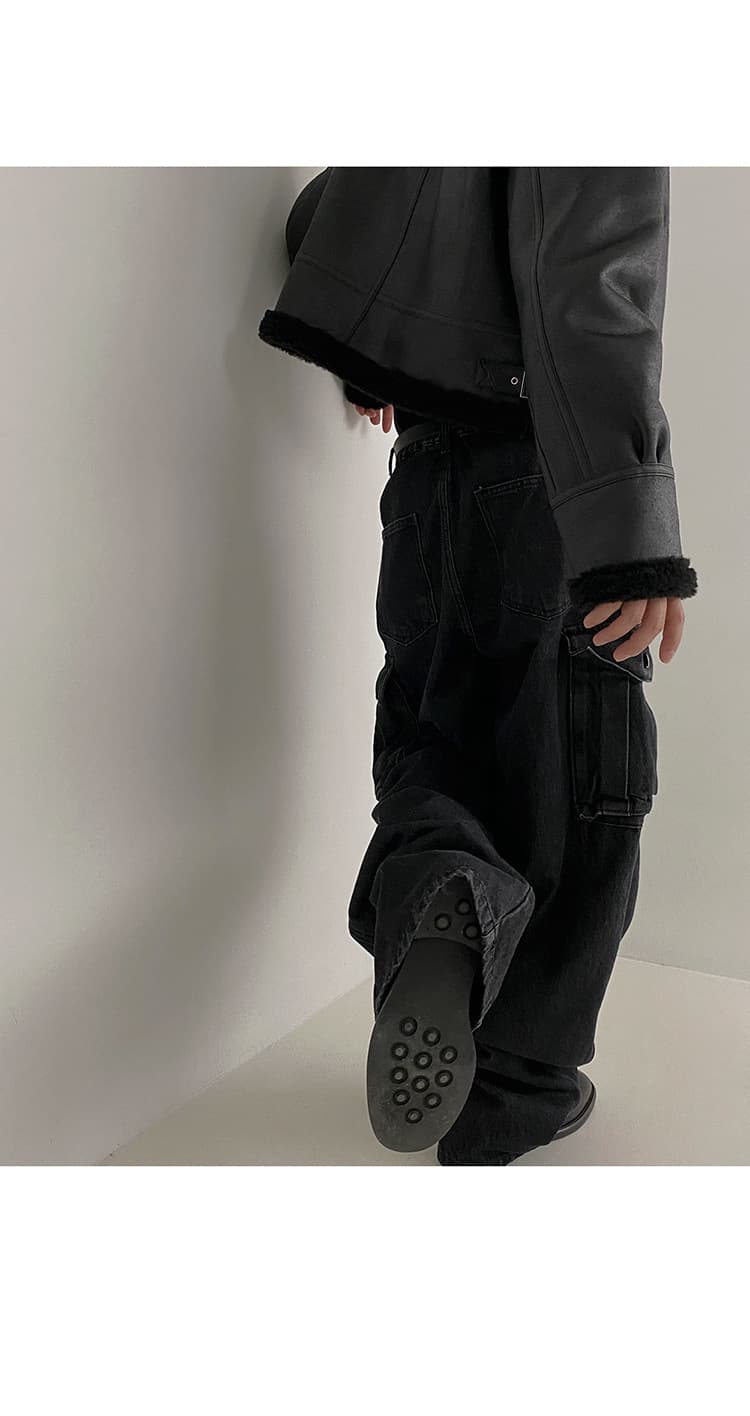 レザージャケット専門店 ムートンボアフライトジャケット