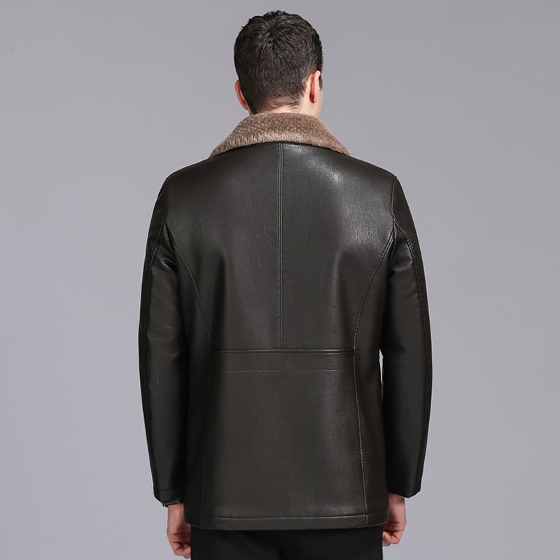 レザージャケット専門店 プレミアムボアレザー ロングジャケット