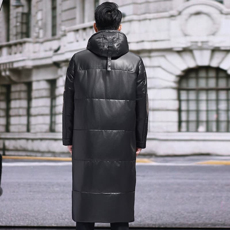 レザージャケット専門店 高級本革ロングダウンコート