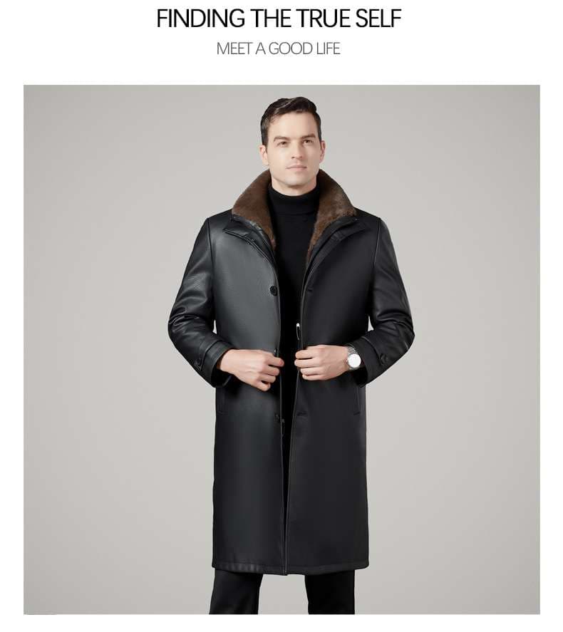 レザージャケット専門店 最高級ロングラムファーコート