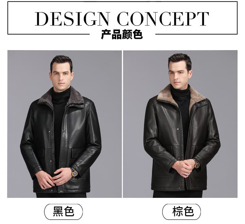 レザージャケット専門店 プレミアムボアレザー ロングジャケット