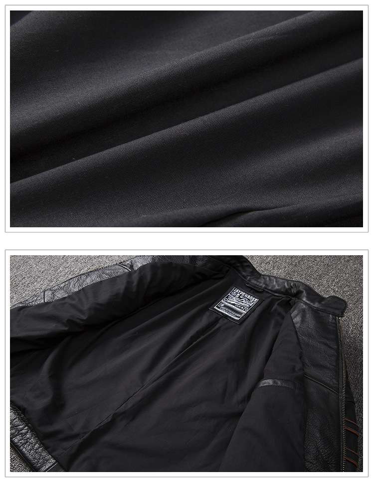 レザージャケット専門店 スカル刺繍入りクラシックライダース