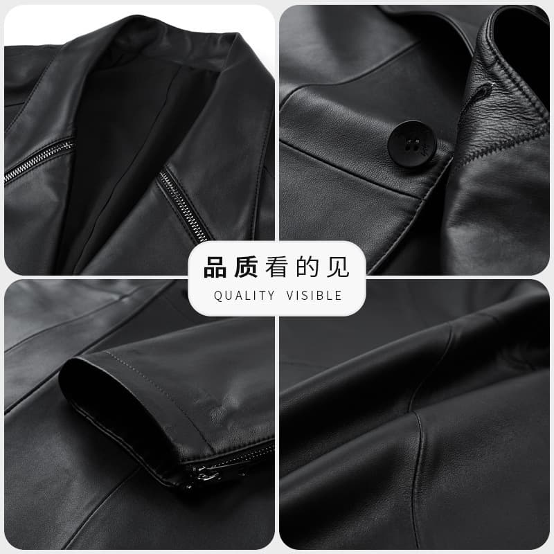 レザージャケット専門店 高級牛革シングルコート