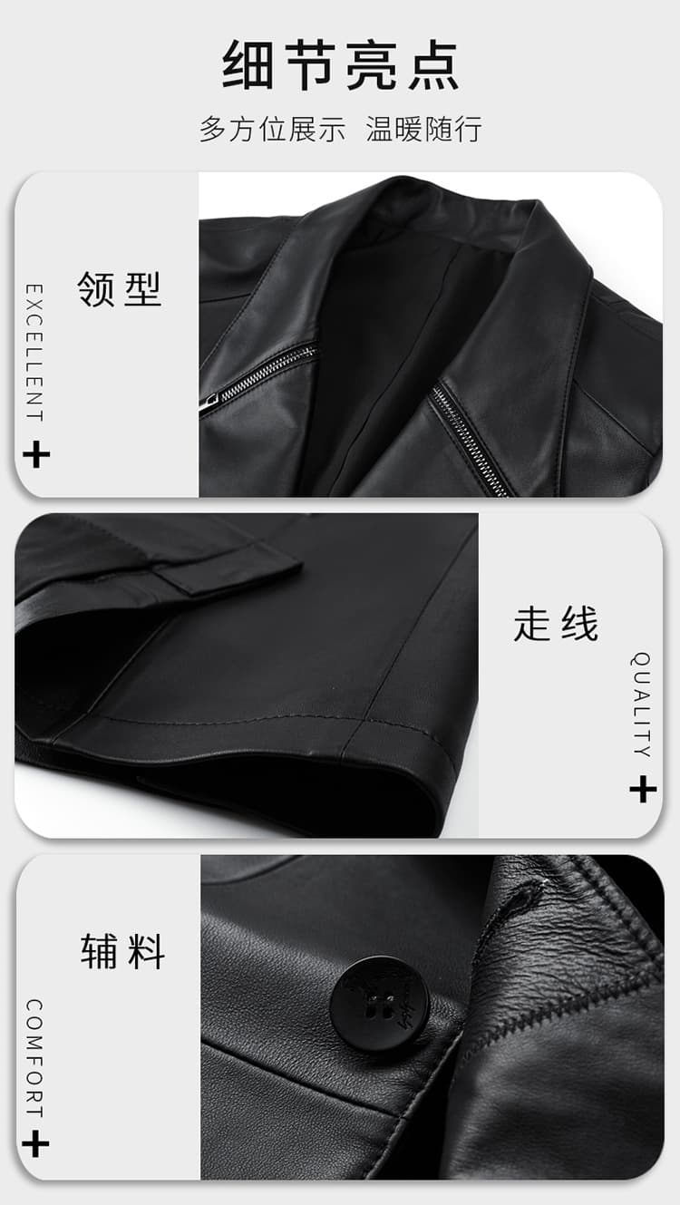 レザージャケット専門店 高級牛革シングルコート