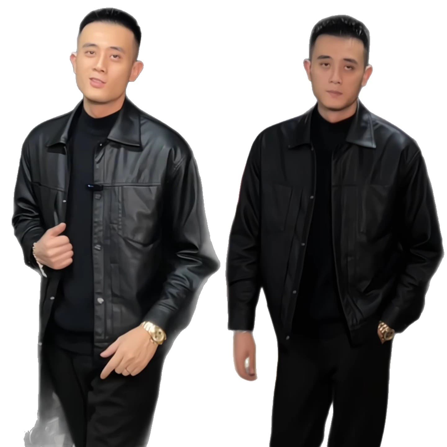 レザージャケット 本革ビッグシルエットライダースジャケット