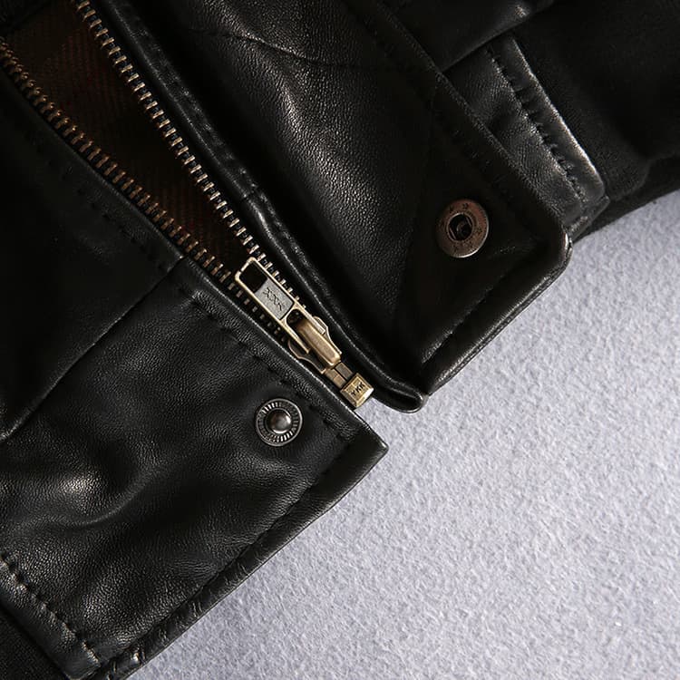 レザージャケット専門店 ムートンファー付き 職人仕立てブルゾン