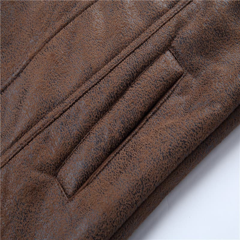 レザージャケット専門店 裏ボア付き高級アウトドアブルゾン