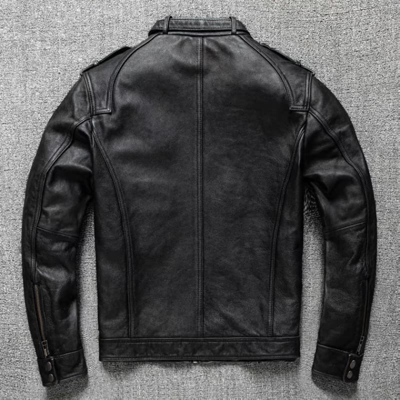 レザージャケット専門店 職人魂 ミリタリーレザーブルゾン