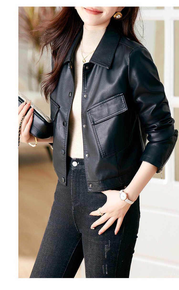 【女性向け】レザージャケット専門店 上質なめらか本革カジュアルブルゾン