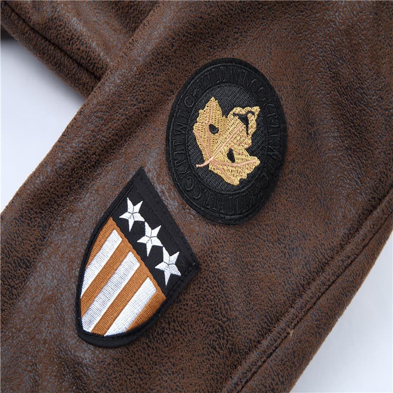 レザージャケット専門店 裏ボア付き高級アウトドアブルゾン