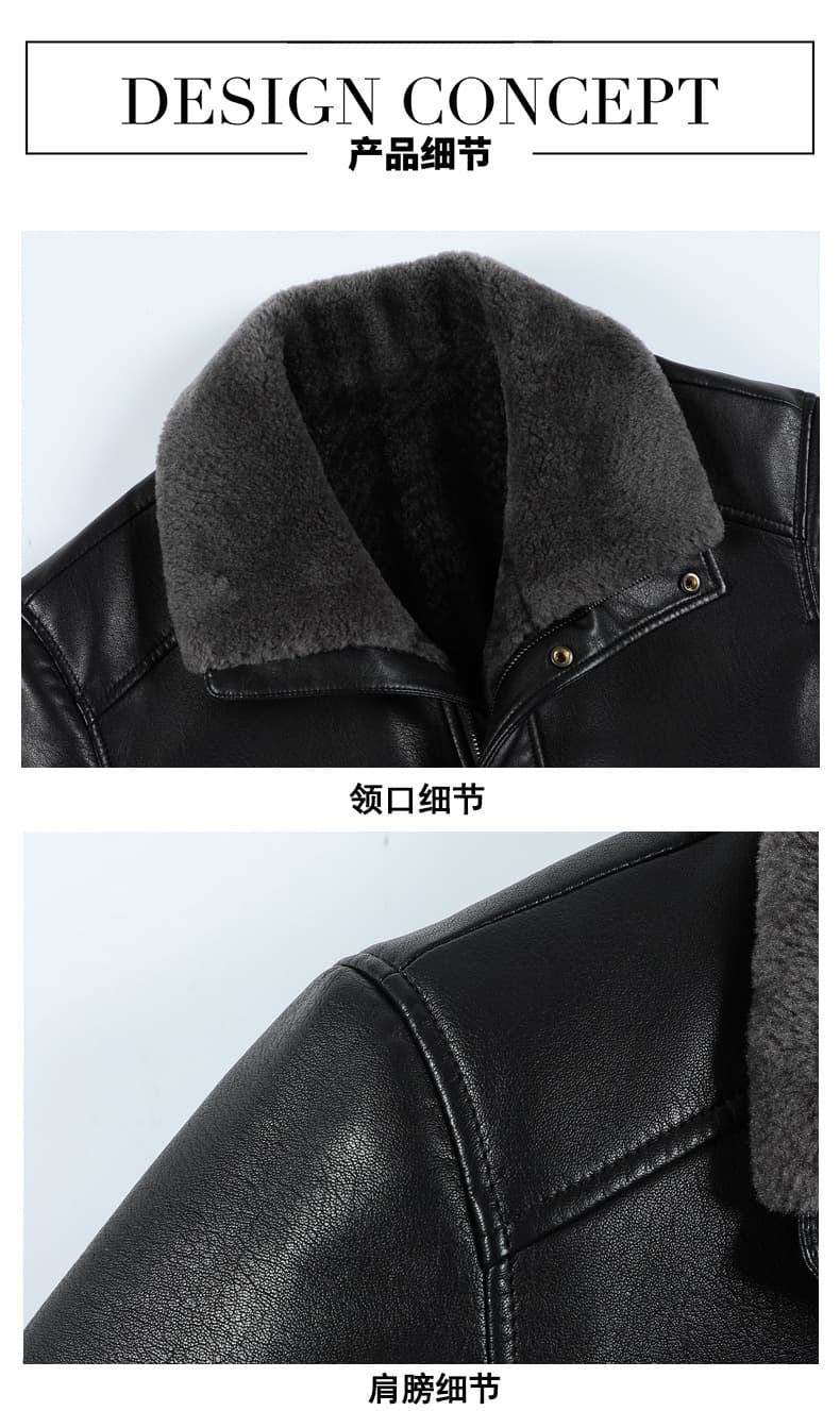 レザージャケット専門店 プレミアムボアレザー ロングジャケット