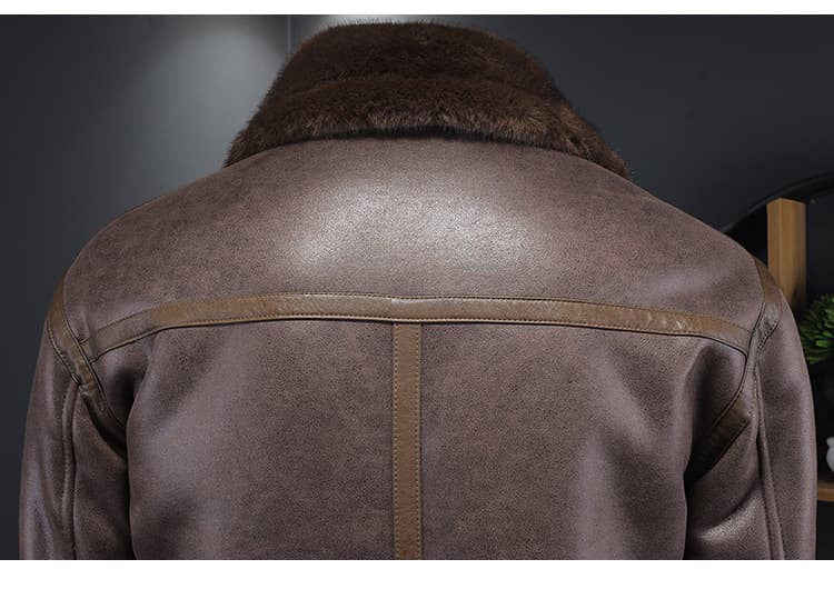 レザージャケット専門店 ムートンボアライダースジャケット