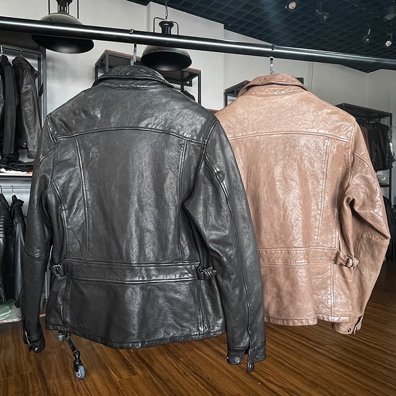 レザージャケット専門店 職人技光る本格派ライダースブルゾン