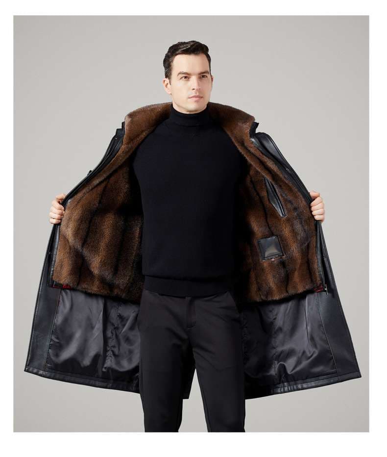 レザージャケット専門店 最高級ロングラムファーコート