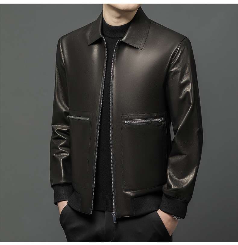 レザージャケット専門店 プレミアムライン レザーハーフジャケット
