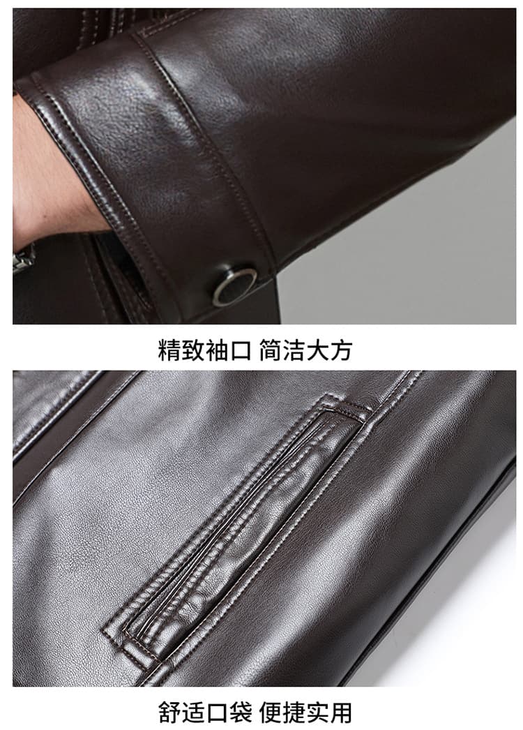 レザージャケット専門店 ふんわり毛襟付きレザージャケット