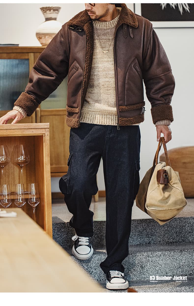 レザージャケット専門店 極上シアリングムートンブルゾン