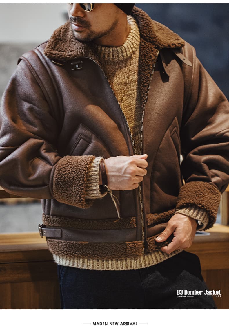 レザージャケット専門店 極上シアリングムートンブルゾン