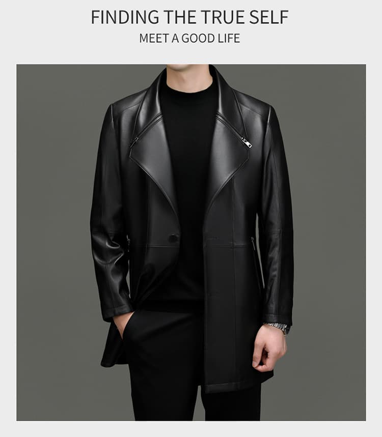 レザージャケット専門店 高級牛革シングルコート