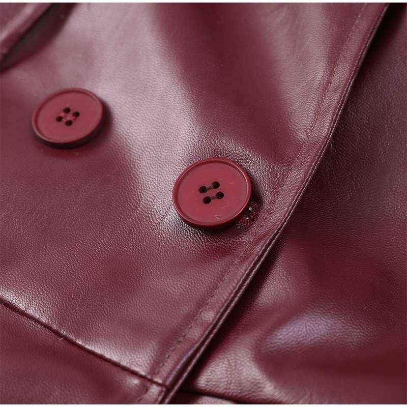 【女性向け】レザージャケット専門店 上質レザー ロングトレンチコート