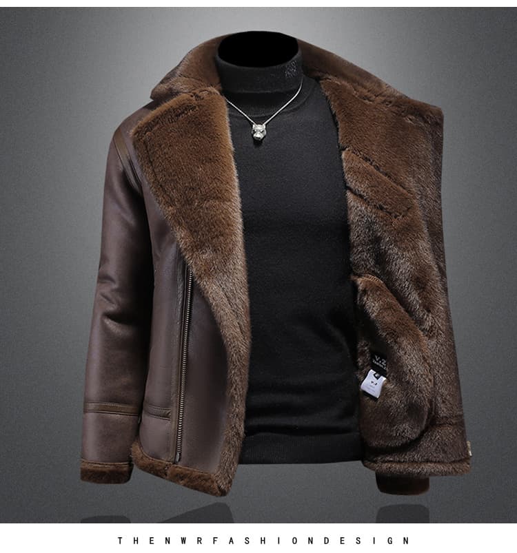 レザージャケット専門店 ムートンボアライダースジャケット