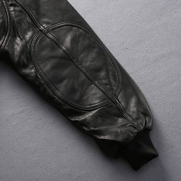 レザージャケット専門店 ムートンファー付き 職人仕立てブルゾン