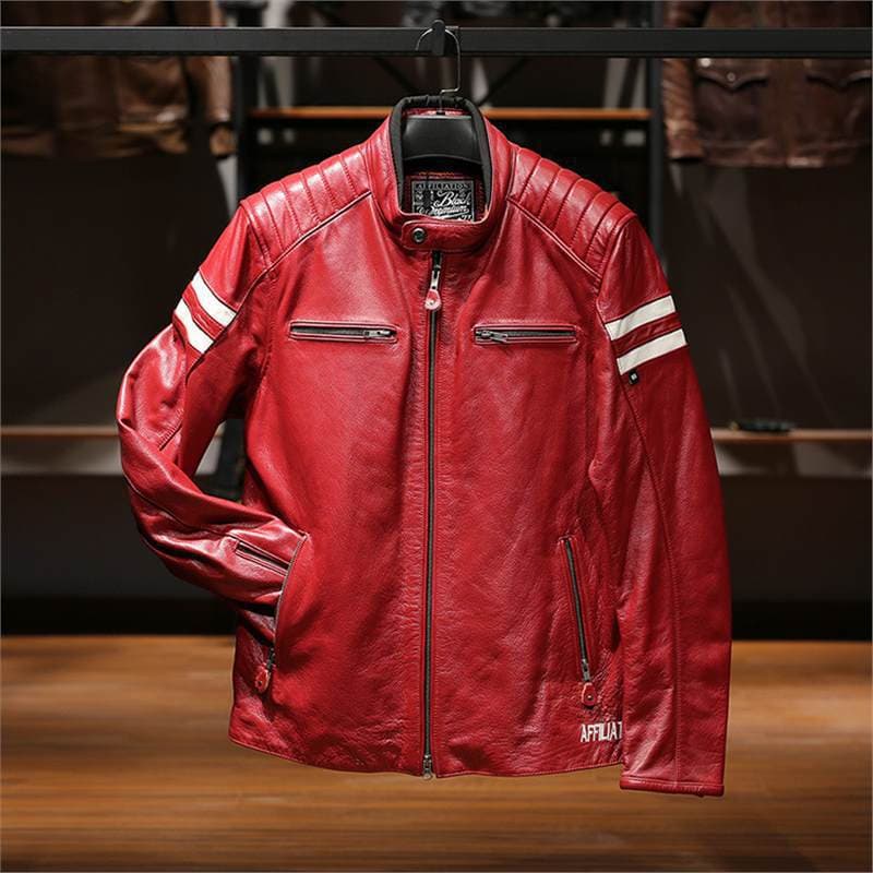 レザージャケット専門店 クラシカルストライプライダース