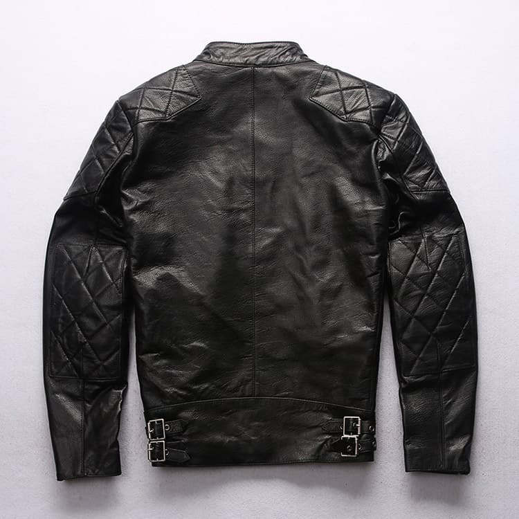 レザージャケット専門店 キルティング ステッチ ライダース