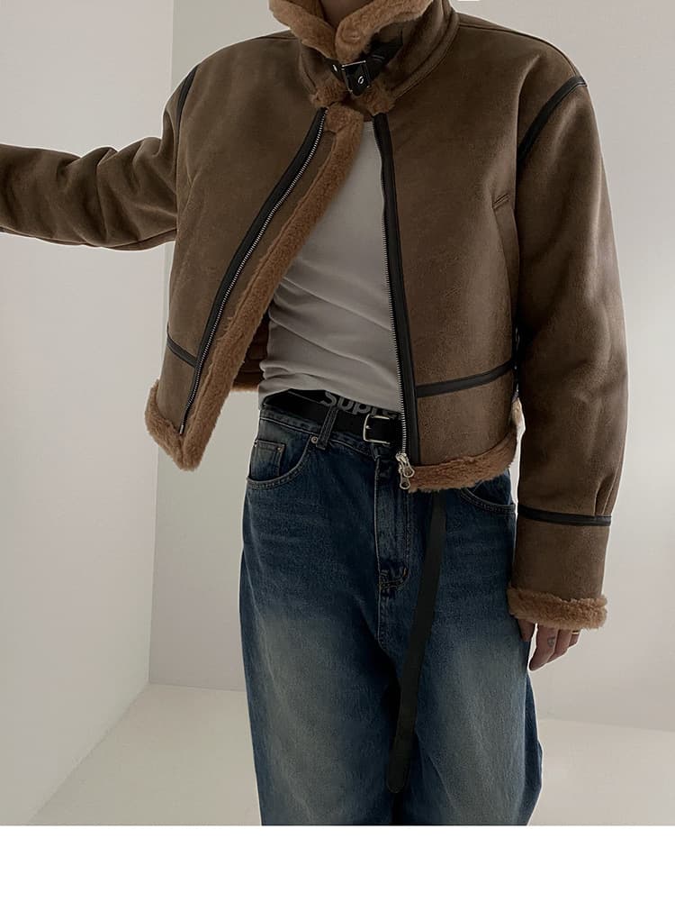 レザージャケット専門店 ムートンボアフライトジャケット