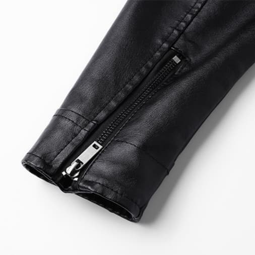 五十代男性向け本格レザージャケット立襟仕様 ライダースジャケット