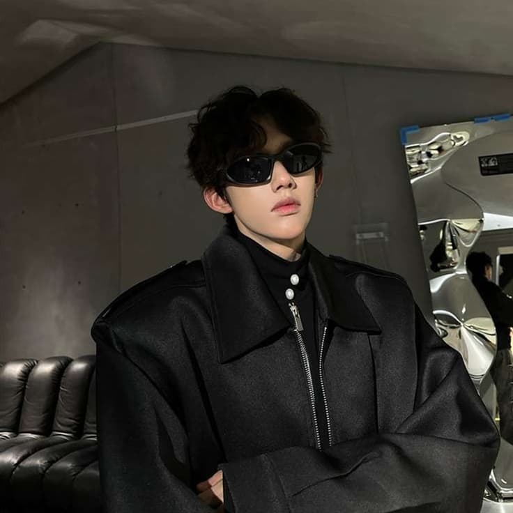 レザージャケット 韓国風ゆったりサイズ合皮ジャケット ライダース