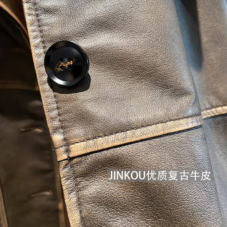 【女性向け】レザージャケット専門店 スッキリ仕立てのゆったりレザー